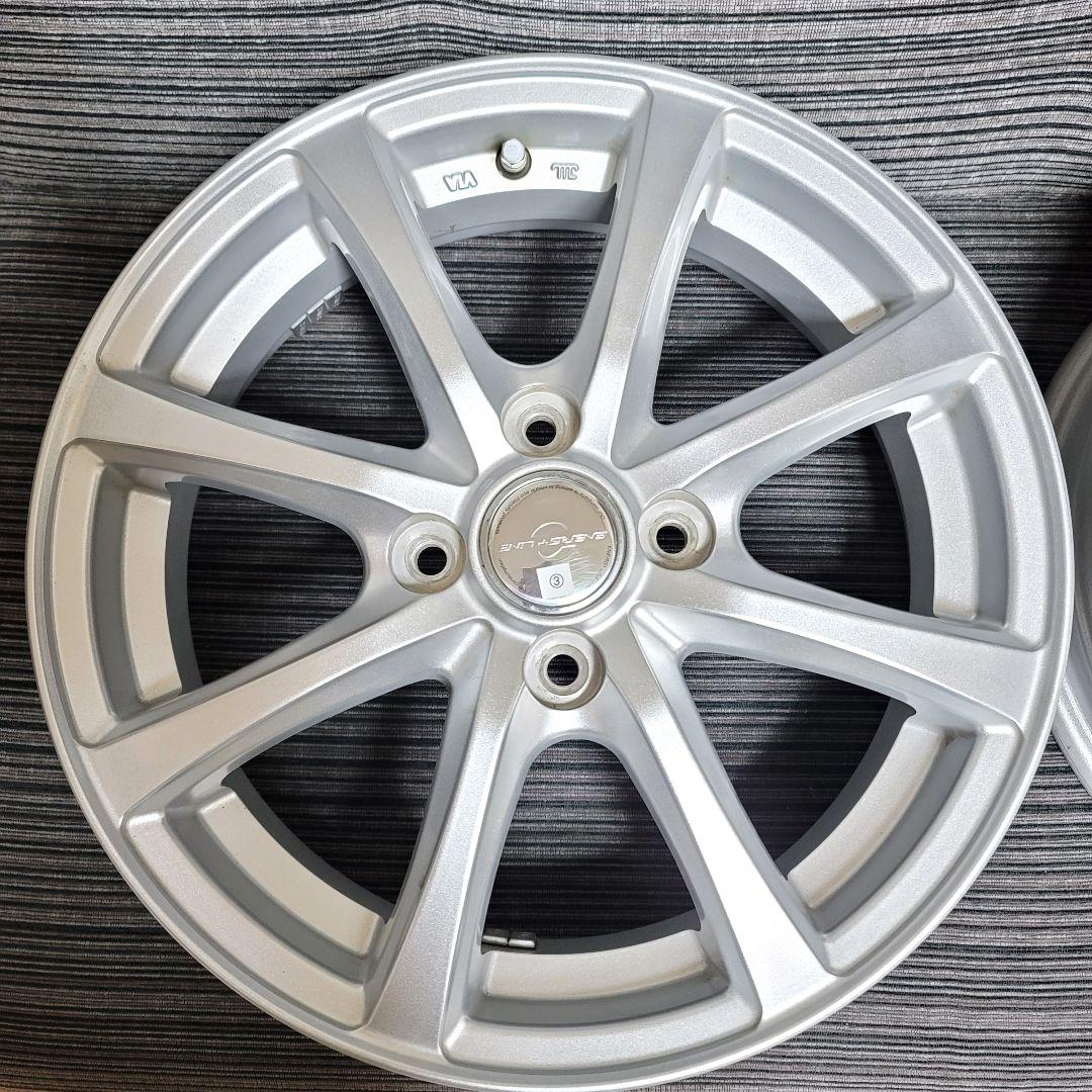 【セット購入必須①】N-BOXなど球面ナット専用の15インチアルミ　2本／4本