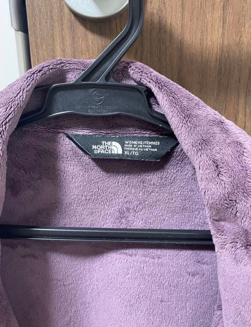 THE NORTH FACE フリースジャケット XL パープル 古着 ノース