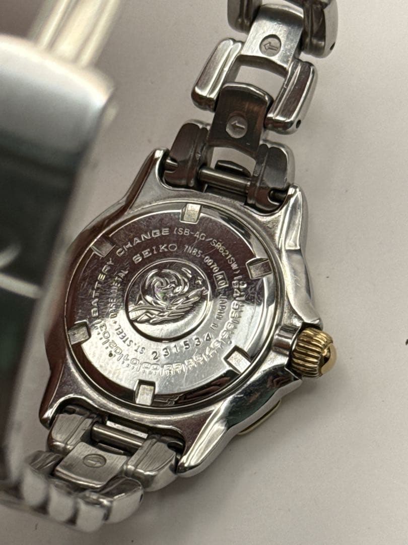 SEIKO SCUBA 7N85-0070 200m ダイバー クォーツ 稼動