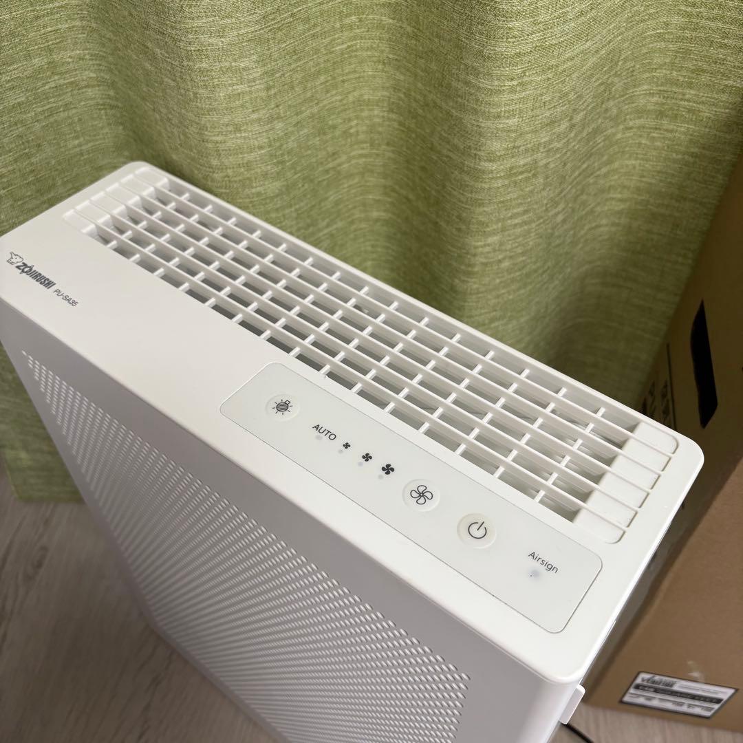 2023年製　象印 PU-SA35-WA 空気清浄機　ホワイト