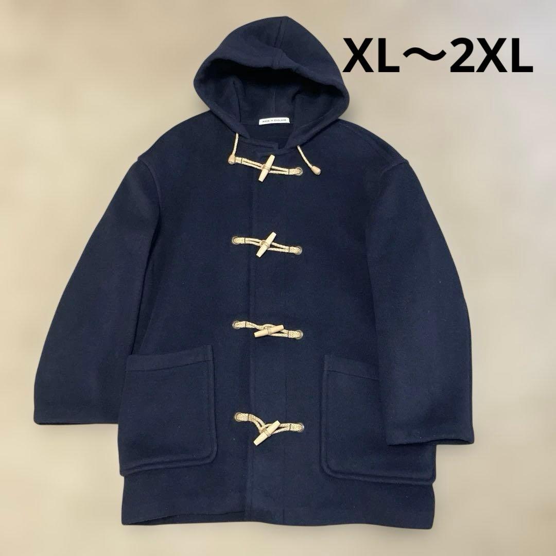 専用　　Gloverall イングランド製　メンズダッフルコート　ネイビー　XL