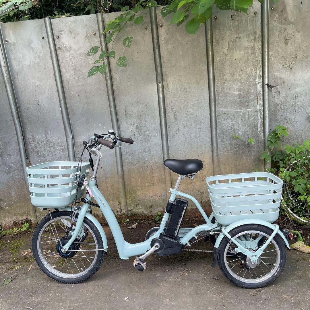 ブリヂストン　三輪車　電動アシスト自転車 バッテリーB400