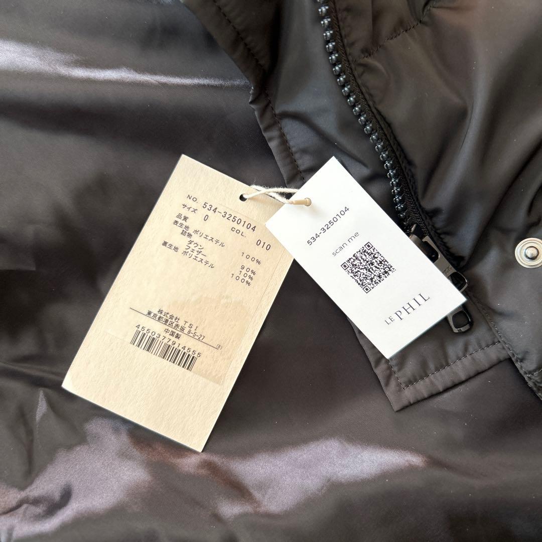 う〜 LE PHILルフィル キルティングポンチョコート