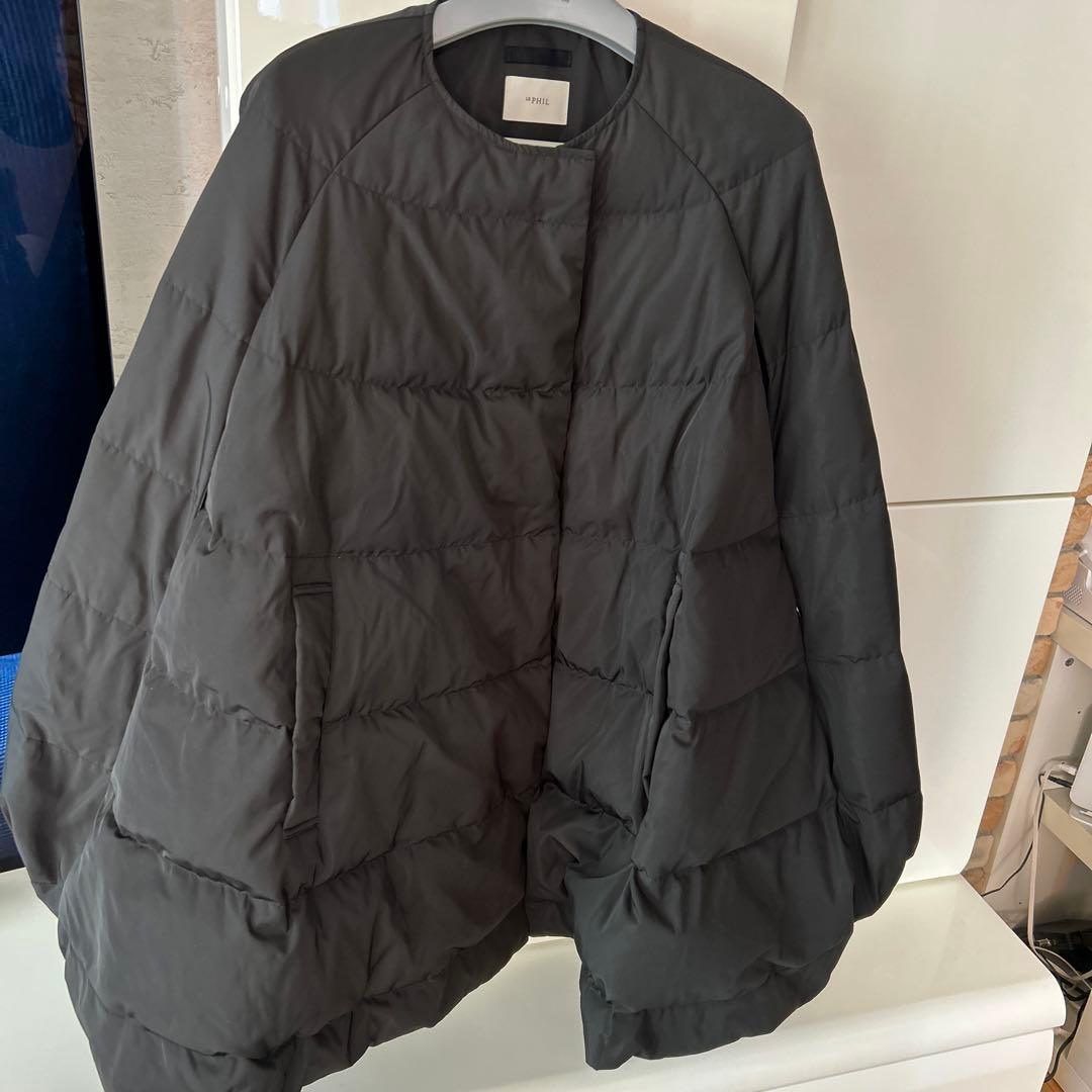 う〜 LE PHILルフィル キルティングポンチョコート