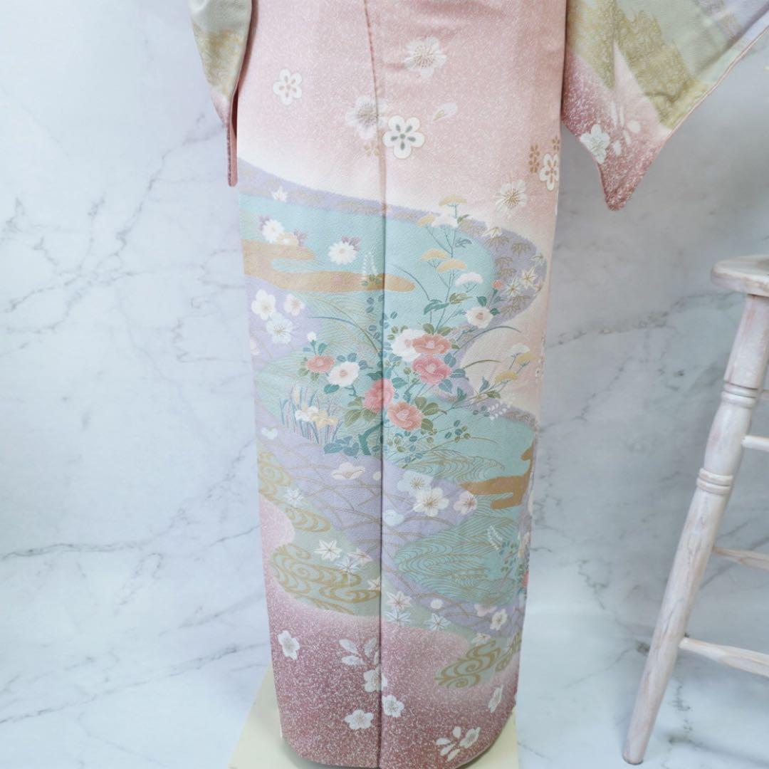 訪問着 フルセットa467E 七五三　入学式　お宮参り　結婚式　裄丈69