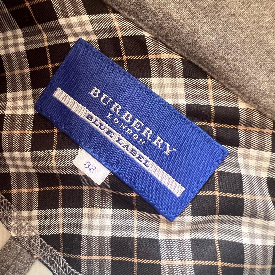 Burberry バーバリー　ファー付き　ポンチョ　コート
