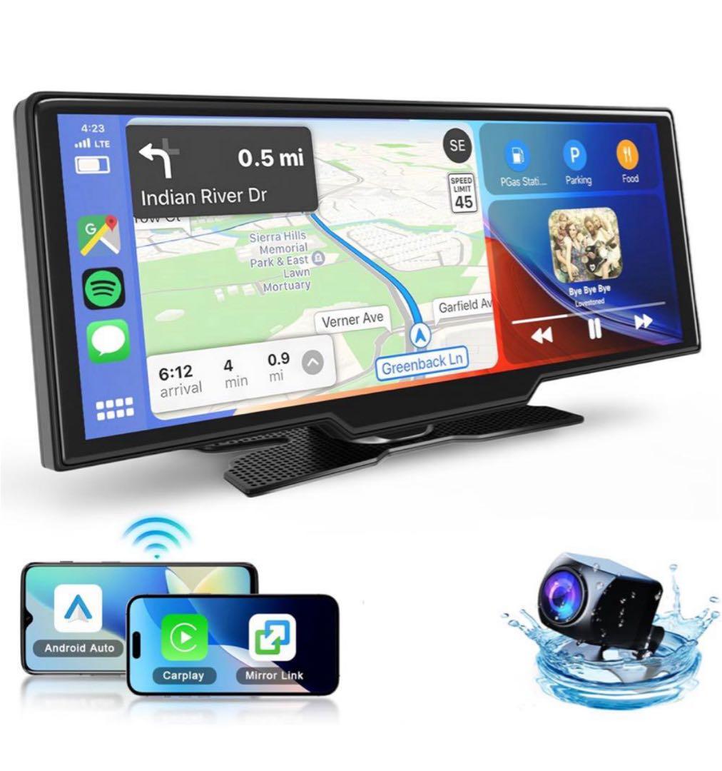 大画面10.26インチ カーナビ ディスプレイオーディオ バックカメラ