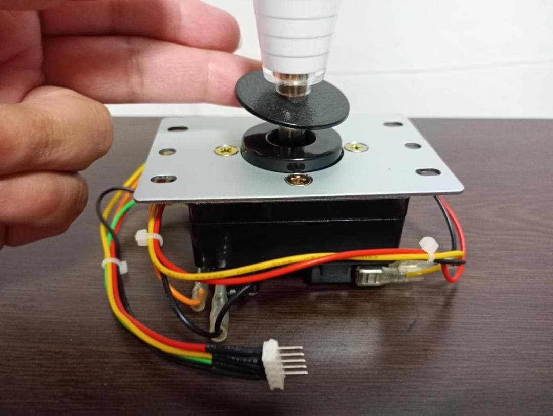 プロ仕様アケコン クラウン/サムドクサ ホワイト 韓国レバーCROWN レバー