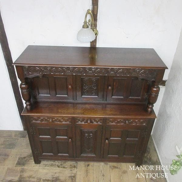 イギリス アンティーク 家具 コートカップボード キャビネット 英国 6971c