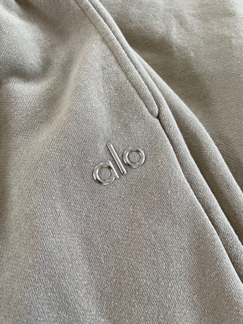 アロヨガ　スウェットシャツ＆パンツ　ベージュ系