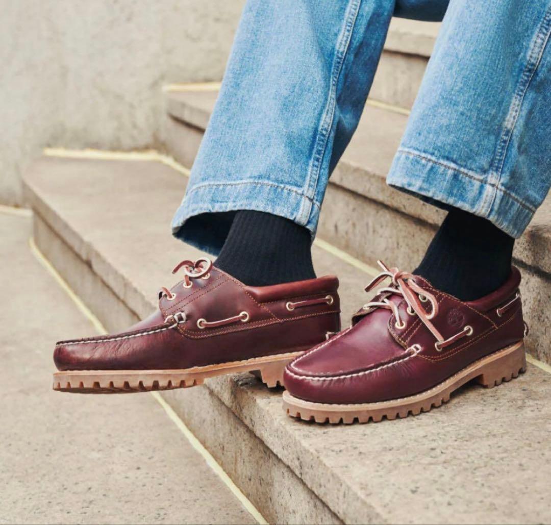 Timberland 3-Eye Classic Lug バーガンディ