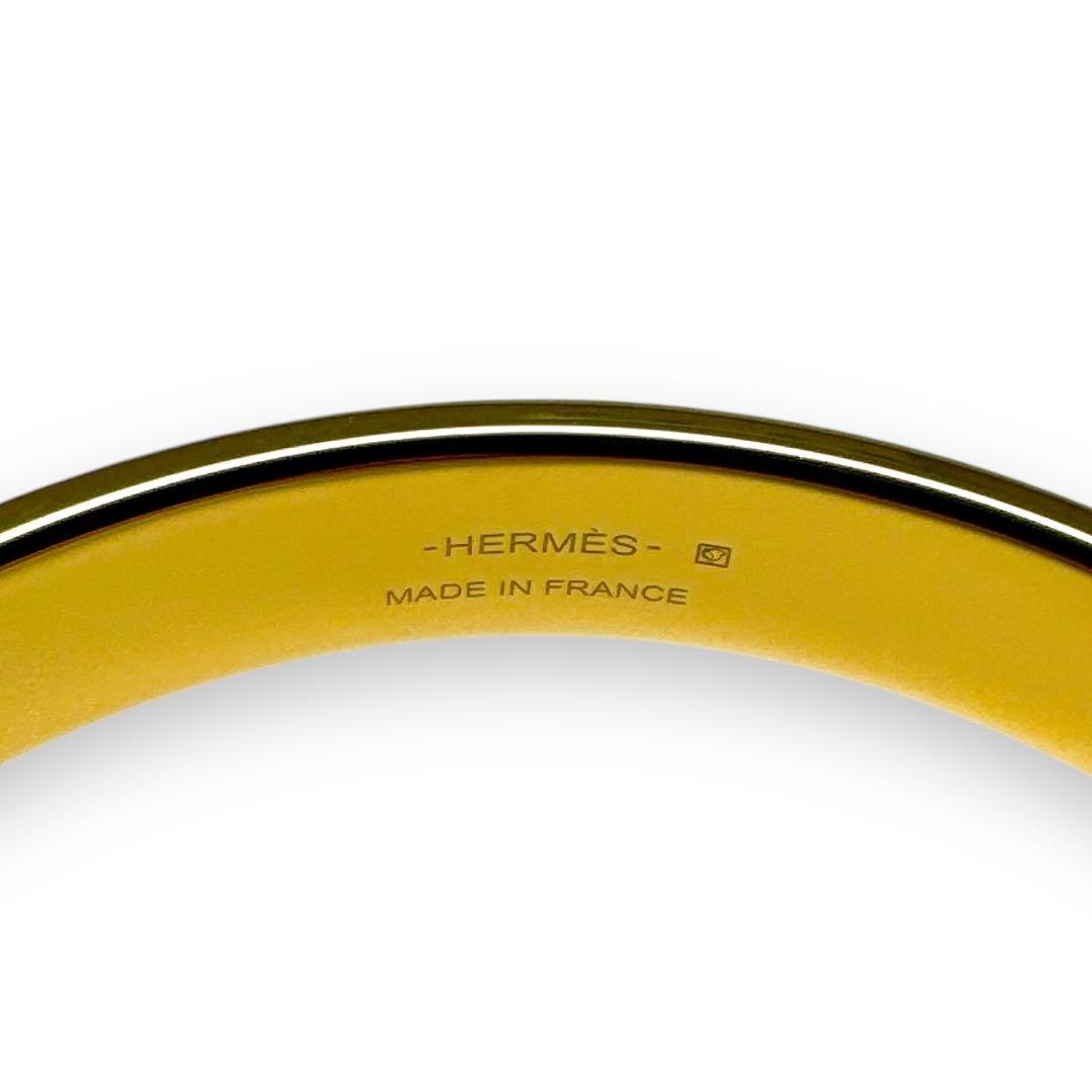 エルメス HERMES バングル オランプ ゴールド アイボリー ナタ ブランド