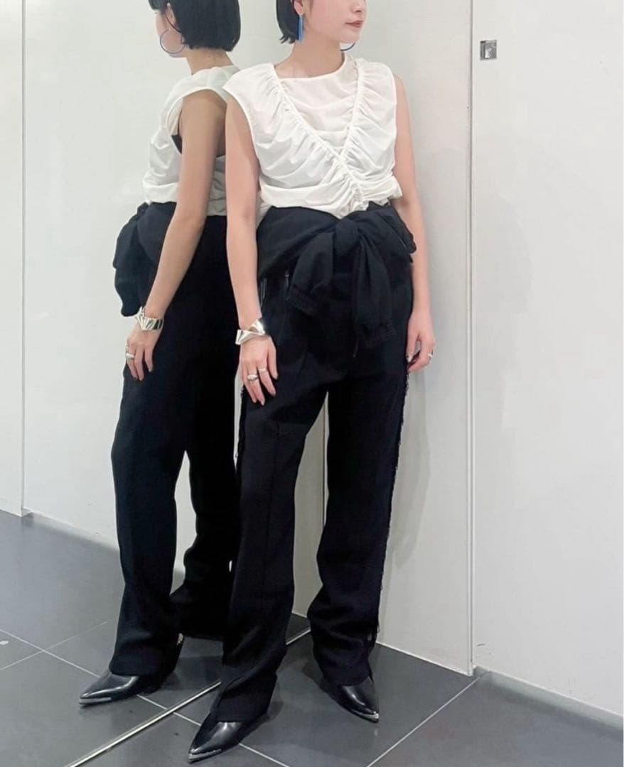 CITYSHOP NEEDLES ジャンプスーツ 黒 フリンジ