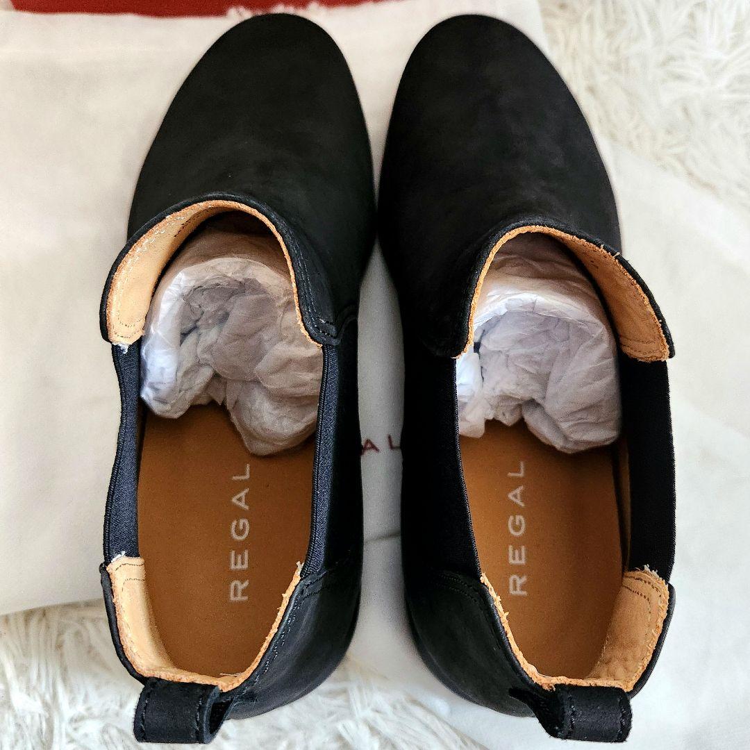 ✨新品✨REGAL リーガル サイドゴアブーツ ブラック スエード