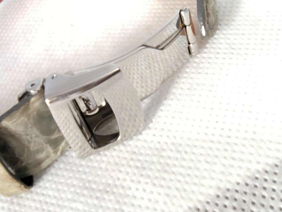 【美品、希少】シチズン　クロスシー　クロコダイルベルト　5431-T006795