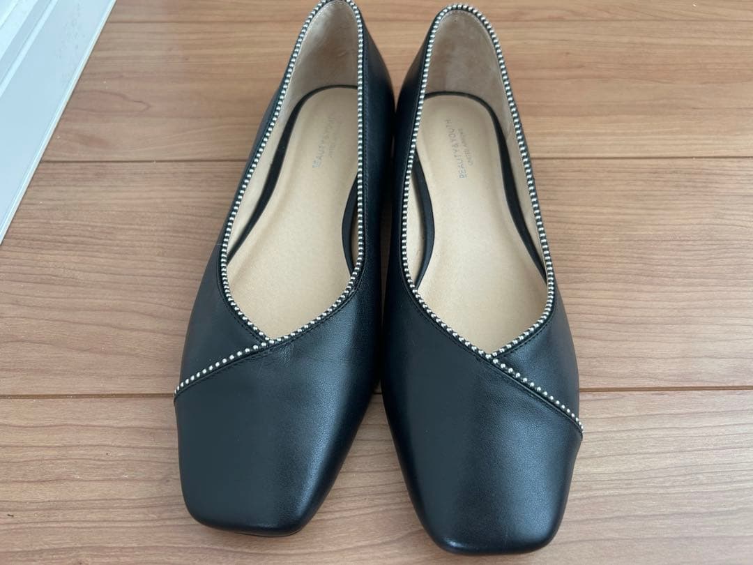 新品未使用♡BEAUTY&YOUTH♡SQUフラットパンプス♡38