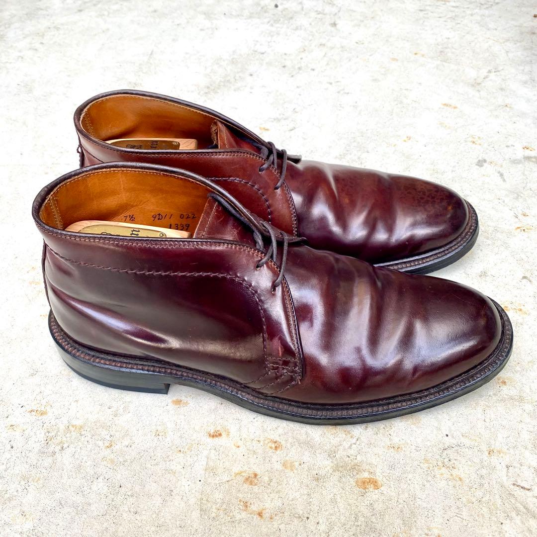 TAKU様Alden1339★サイズ7.5D★コードバン★バーガンディ★チャッカ