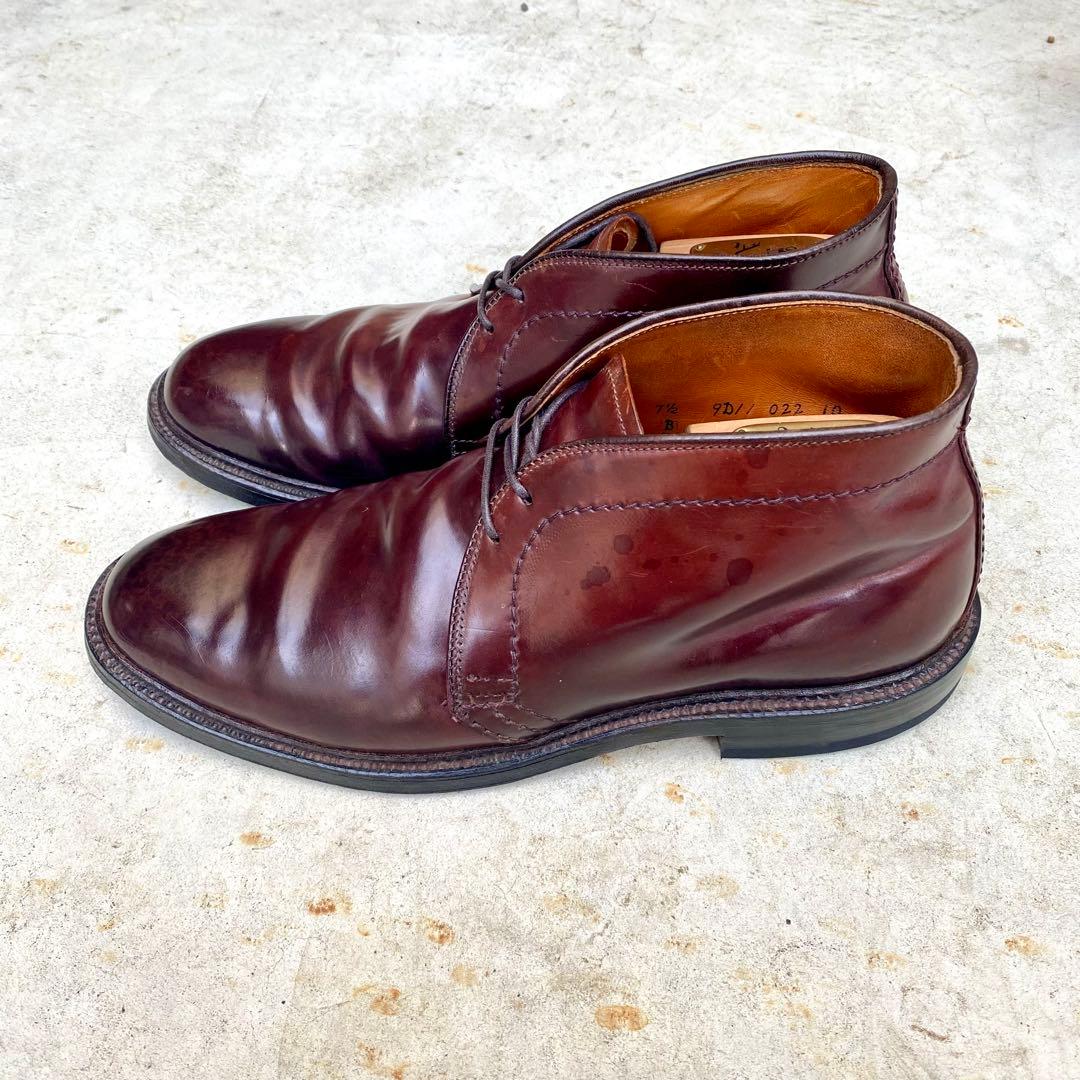 TAKU様Alden1339★サイズ7.5D★コードバン★バーガンディ★チャッカ