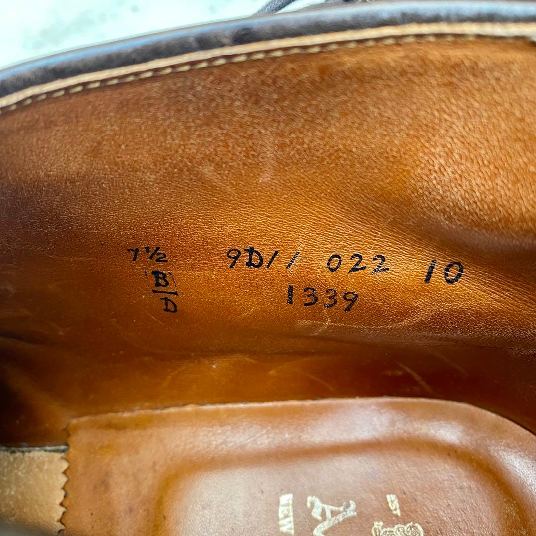 TAKU様Alden1339★サイズ7.5D★コードバン★バーガンディ★チャッカ