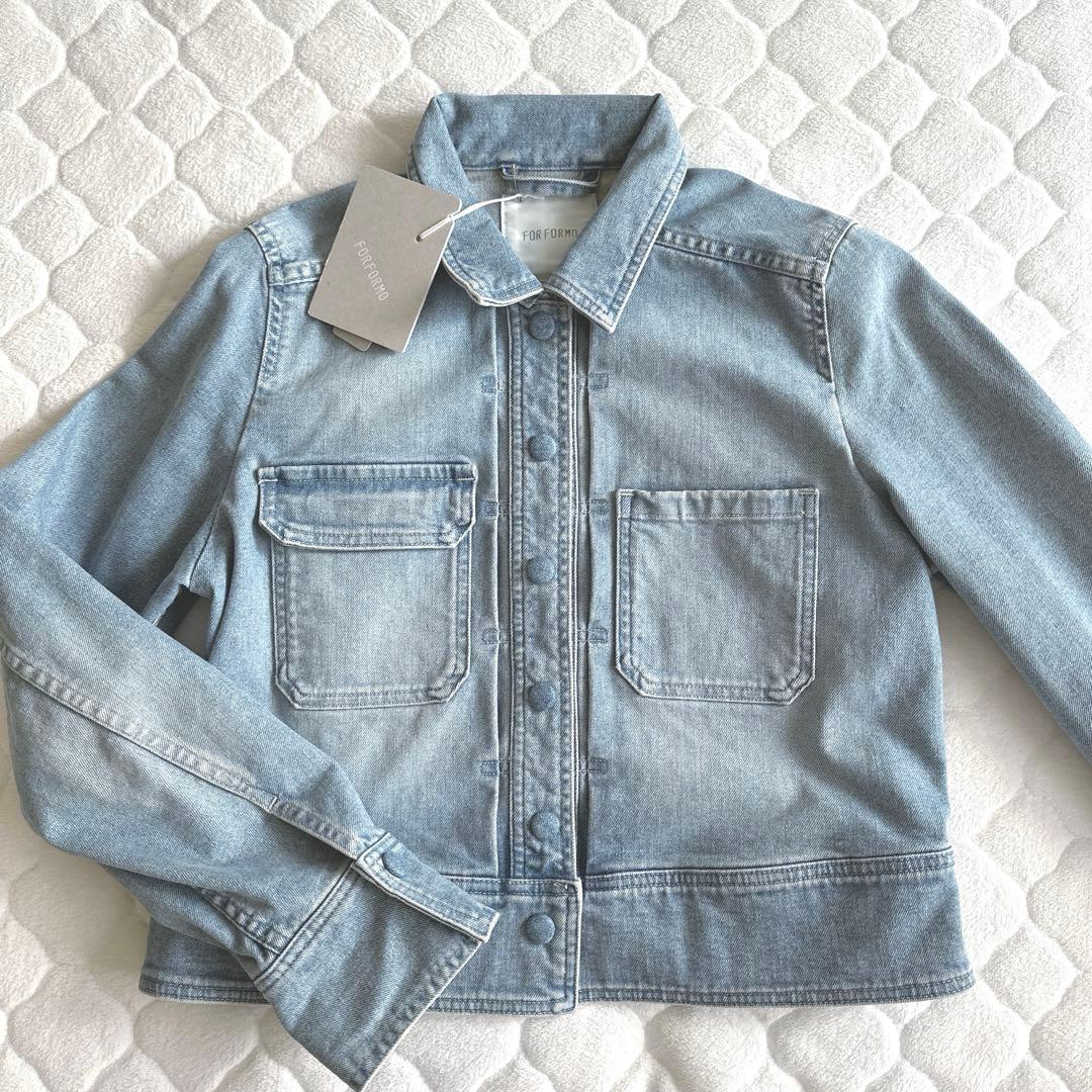 【美品】FORFORMO フォルフォルモ ハイストレッチ デニム ジャケット