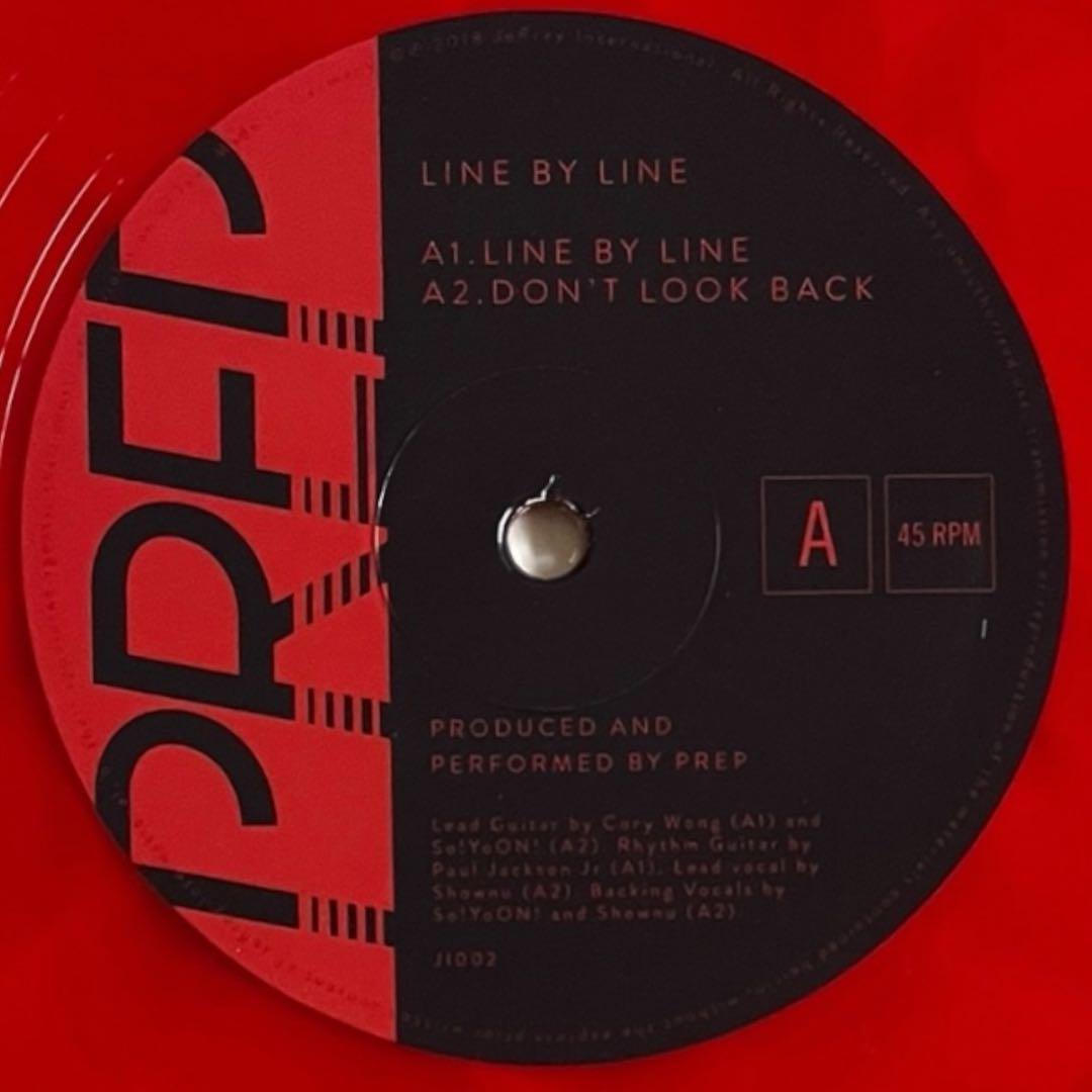 【12”】 PREP / LINE BY LINE (Red Vinyl)