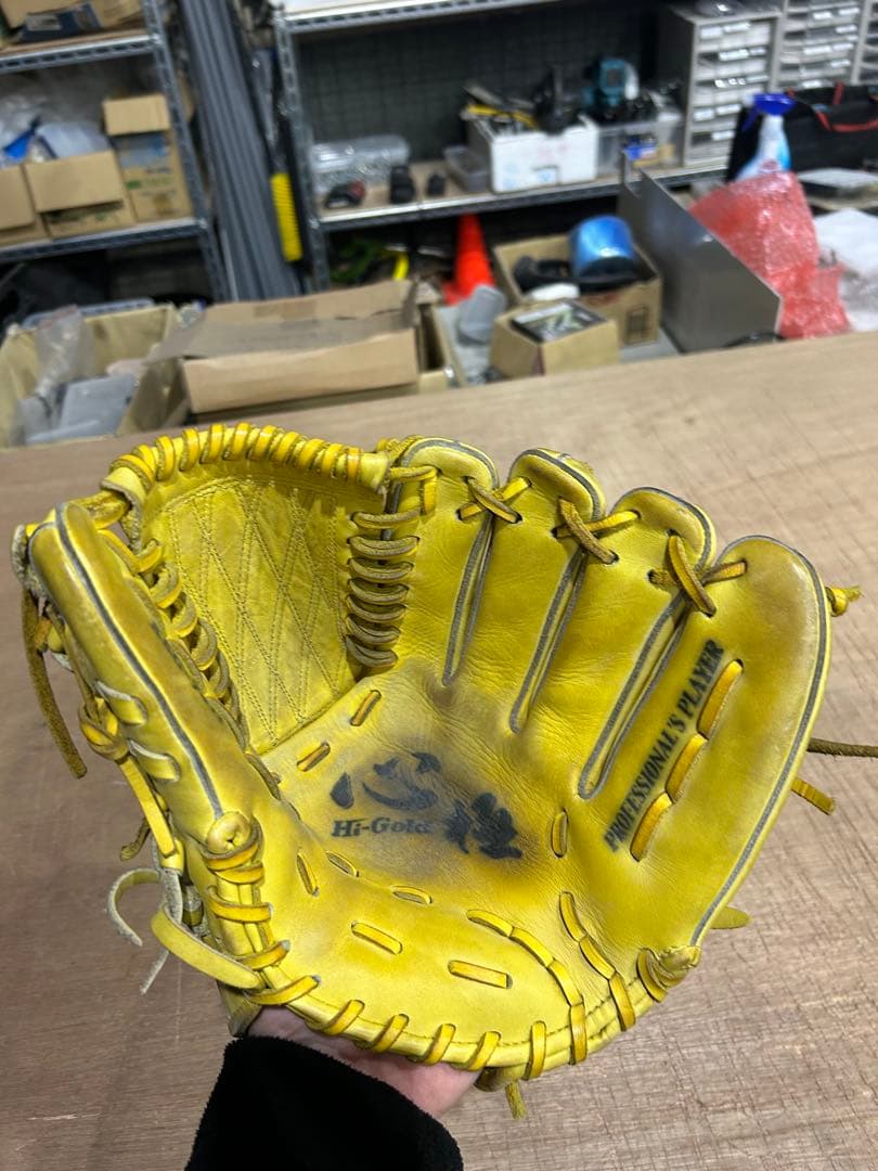 Hi-Gold 軟式グローブ 心極　ハイゴールド　希少ロゴ