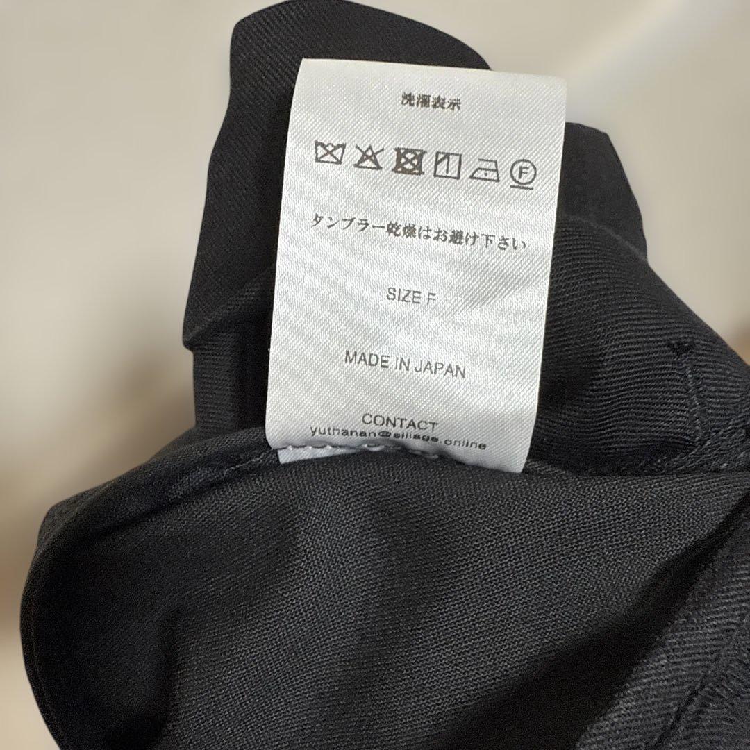 sillage hakama pants black ハカマパンツ 新品未使用