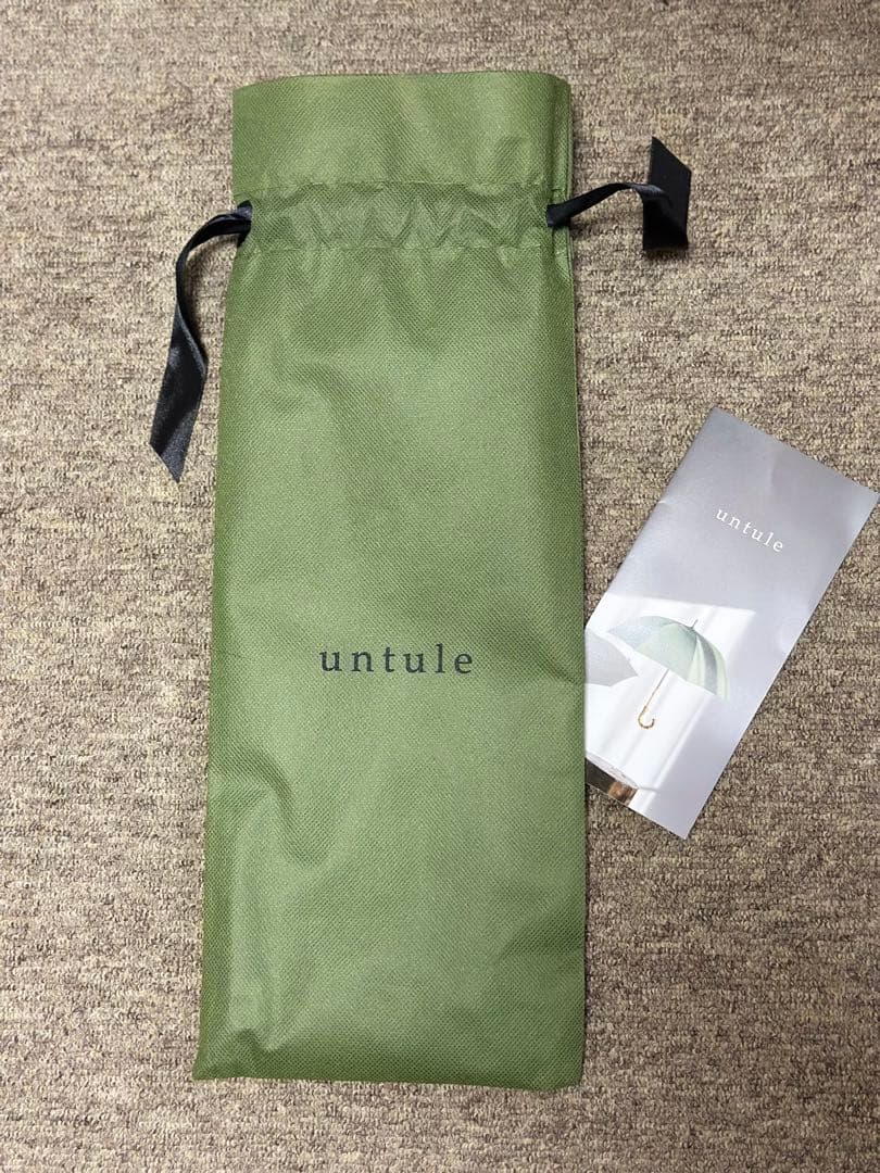 新品未使用 untuleアントゥーレ 日傘(55cm)2段EASY ニュートラル