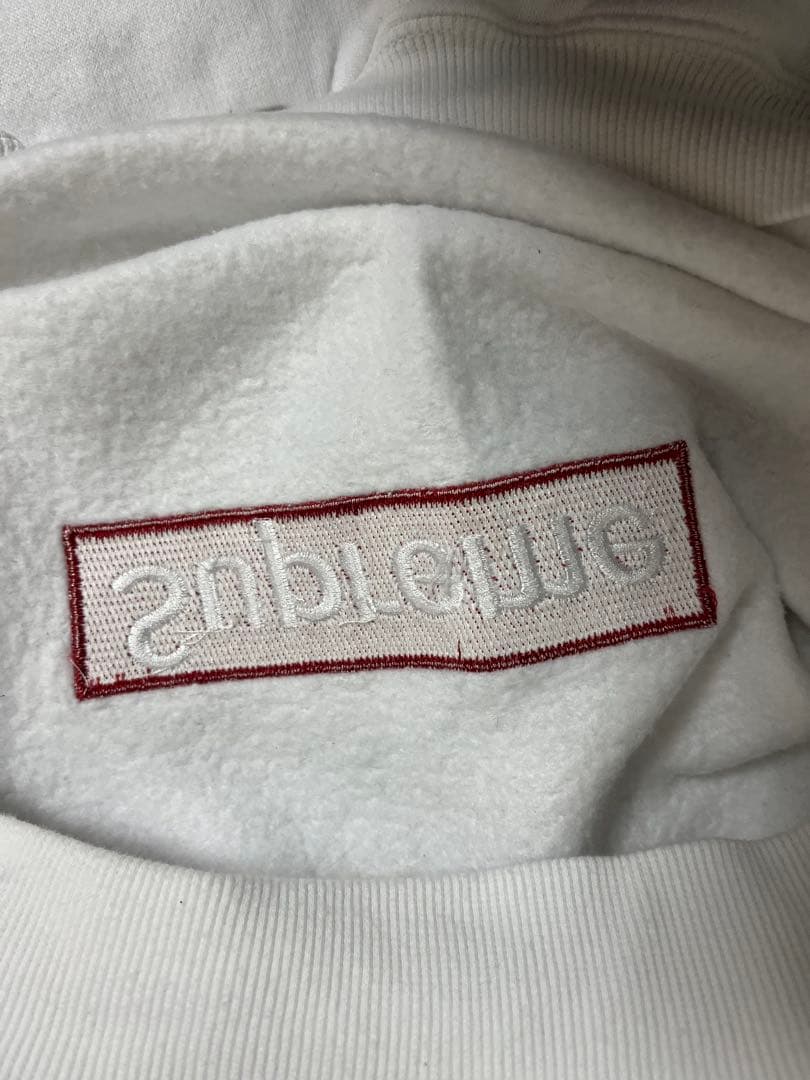 Supreme ホワイトパーカー Sサイズ