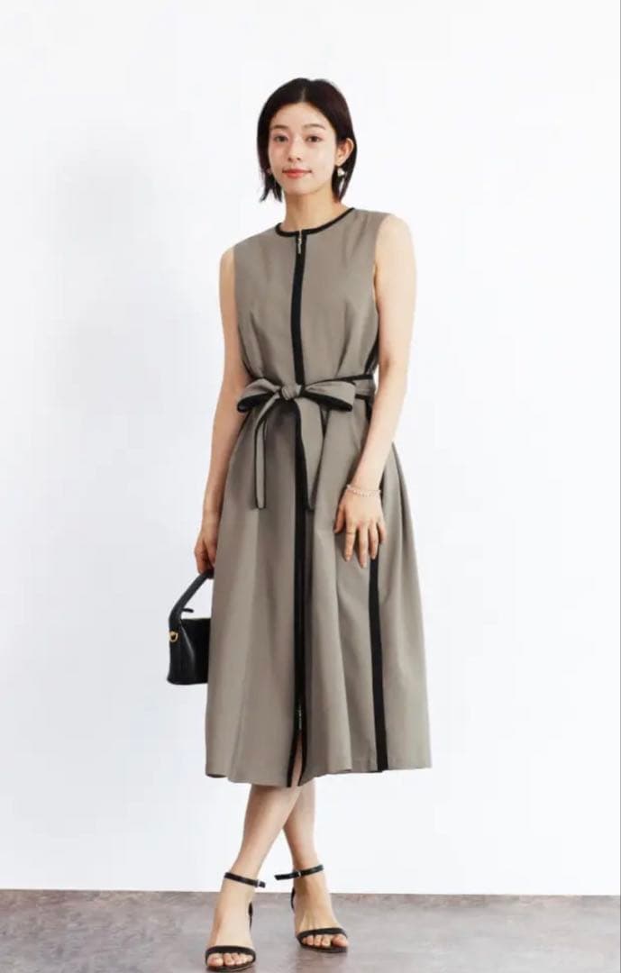 FENNEL フロントジップジレワンピース