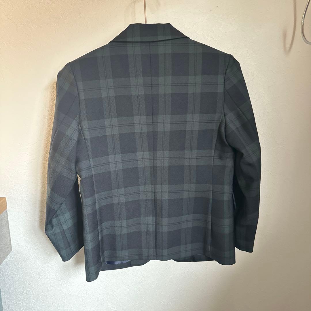 【美品】グリーンレーベル　スーツ　キッズ　チェック　入学式　フォーマル