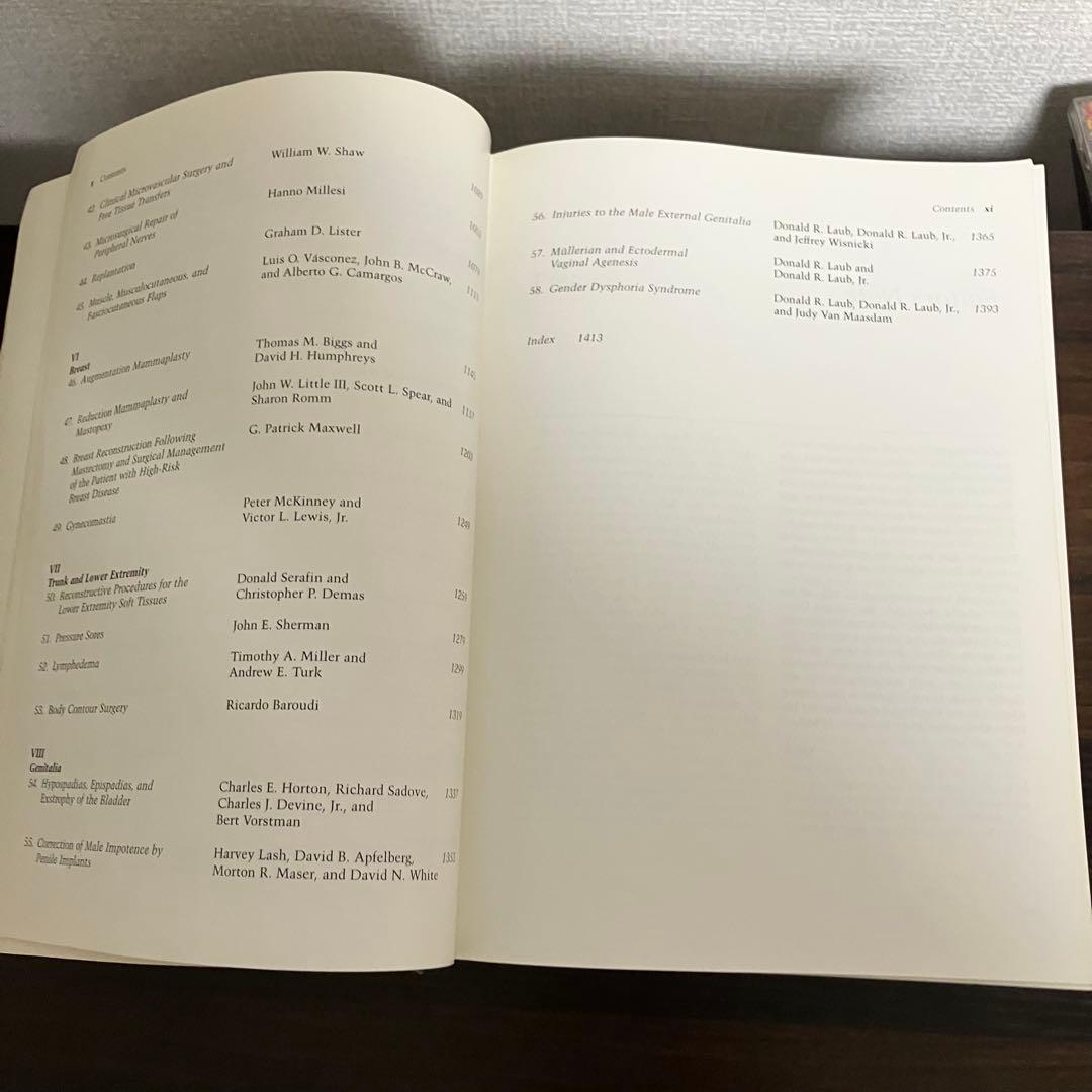 洋書　Grabb and Smith's Plastic Surgery 第四版