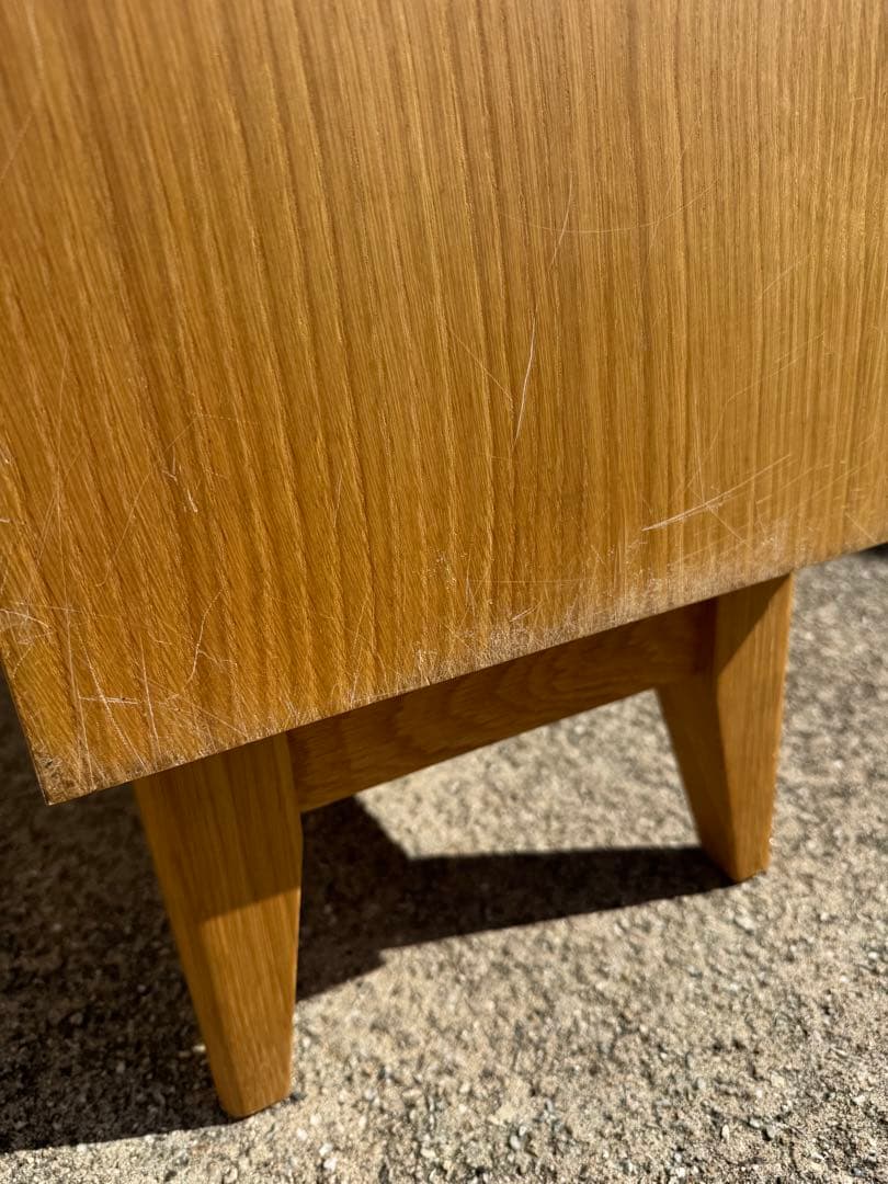 ウニコ シグネ サイドボード ワイドシェルフ オーク