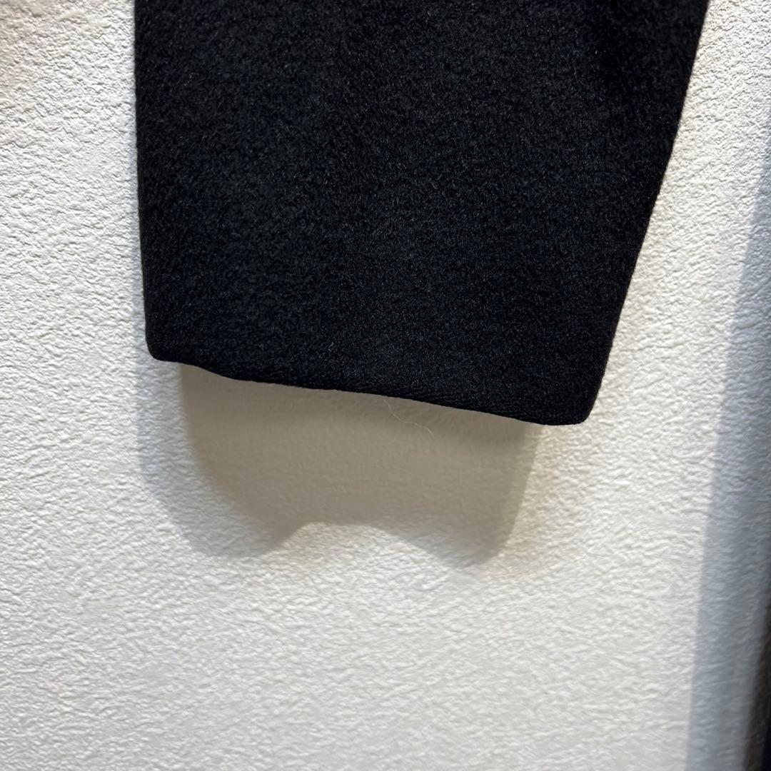 希少 GUCCI トムフォード期 GG総柄 カシミヤ ノーカラー ウールコート