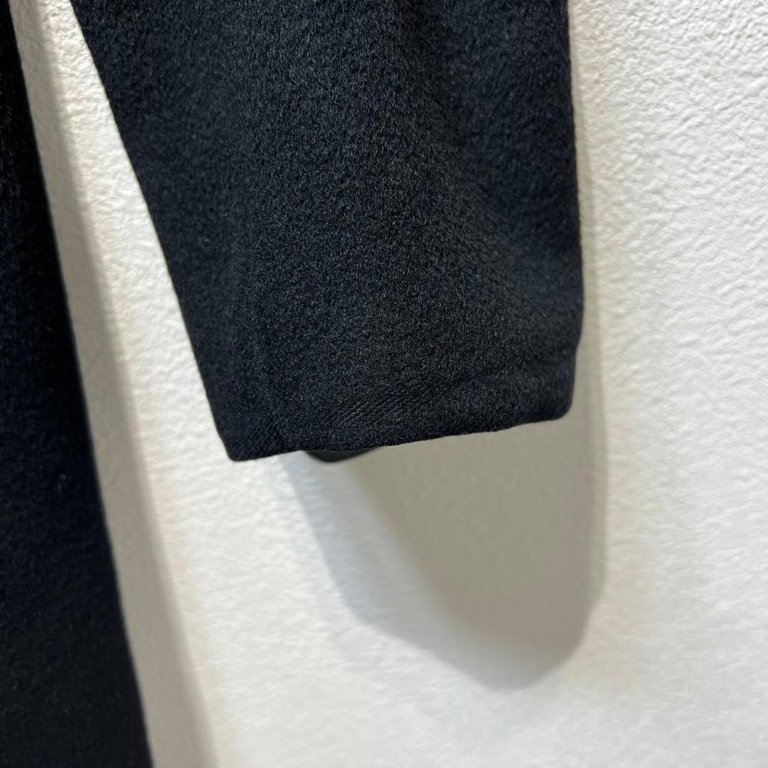 希少 GUCCI トムフォード期 GG総柄 カシミヤ ノーカラー ウールコート