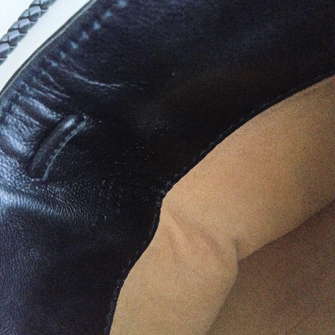 BOTTEGA VENETA イントレチャート ショルダーバッグ 黒 美品