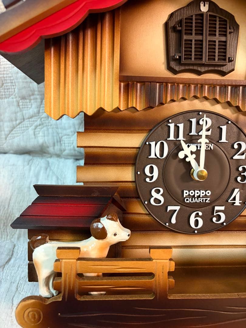 シチズン　鳩時計　メルヘンハウス　クオーツポッポ鳩時計　POPPO
