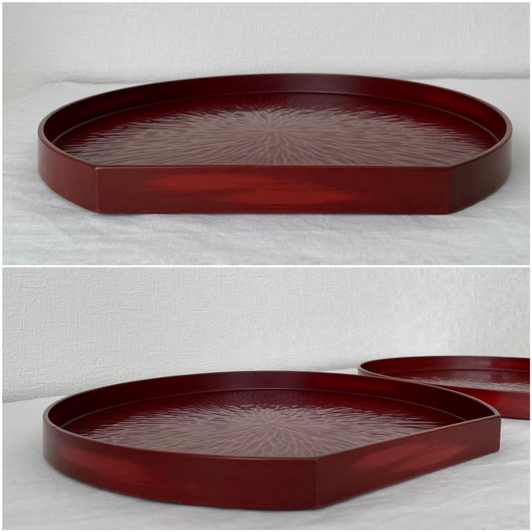 鎌倉彫 半月盆 5客セット