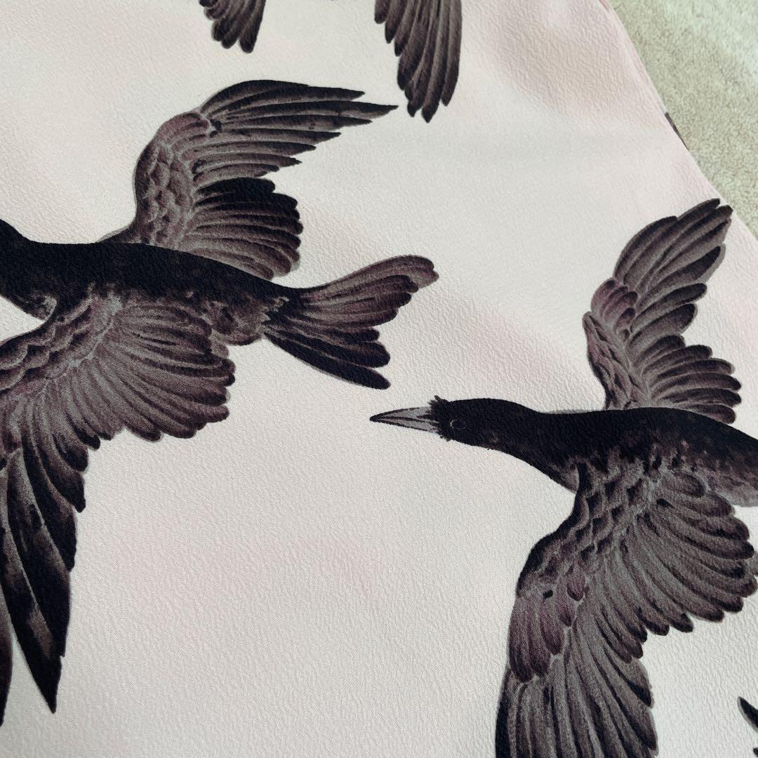 【希少】岡重 八咫烏 着物　振袖　成人式