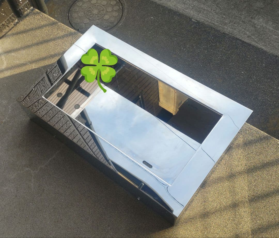 びぃーちゃんさま専用【新品、未使用】大型用ナンバー枠　字光式可ステンレス＃800