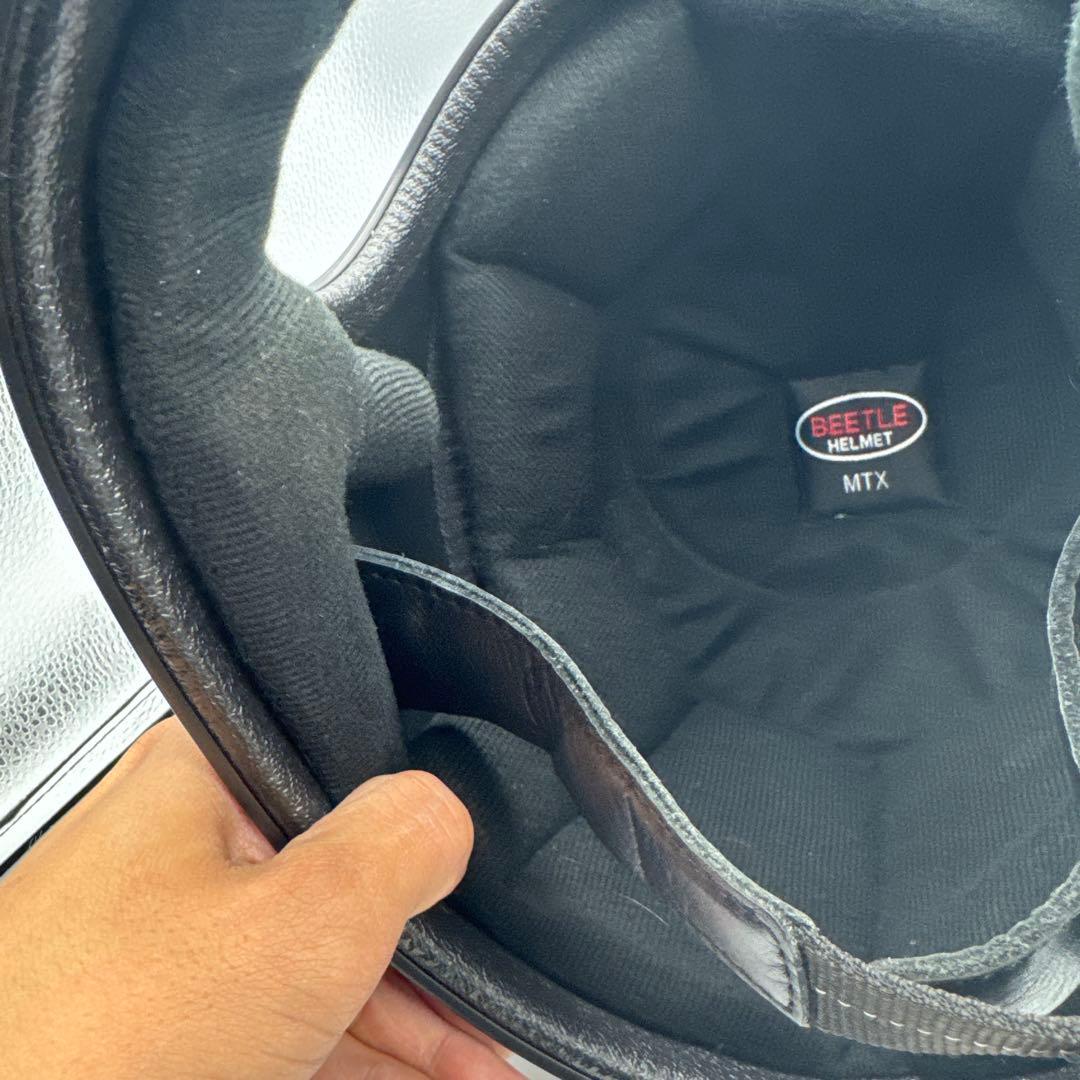 BEETLE ジェットヘルメット ブラック/ゴールド