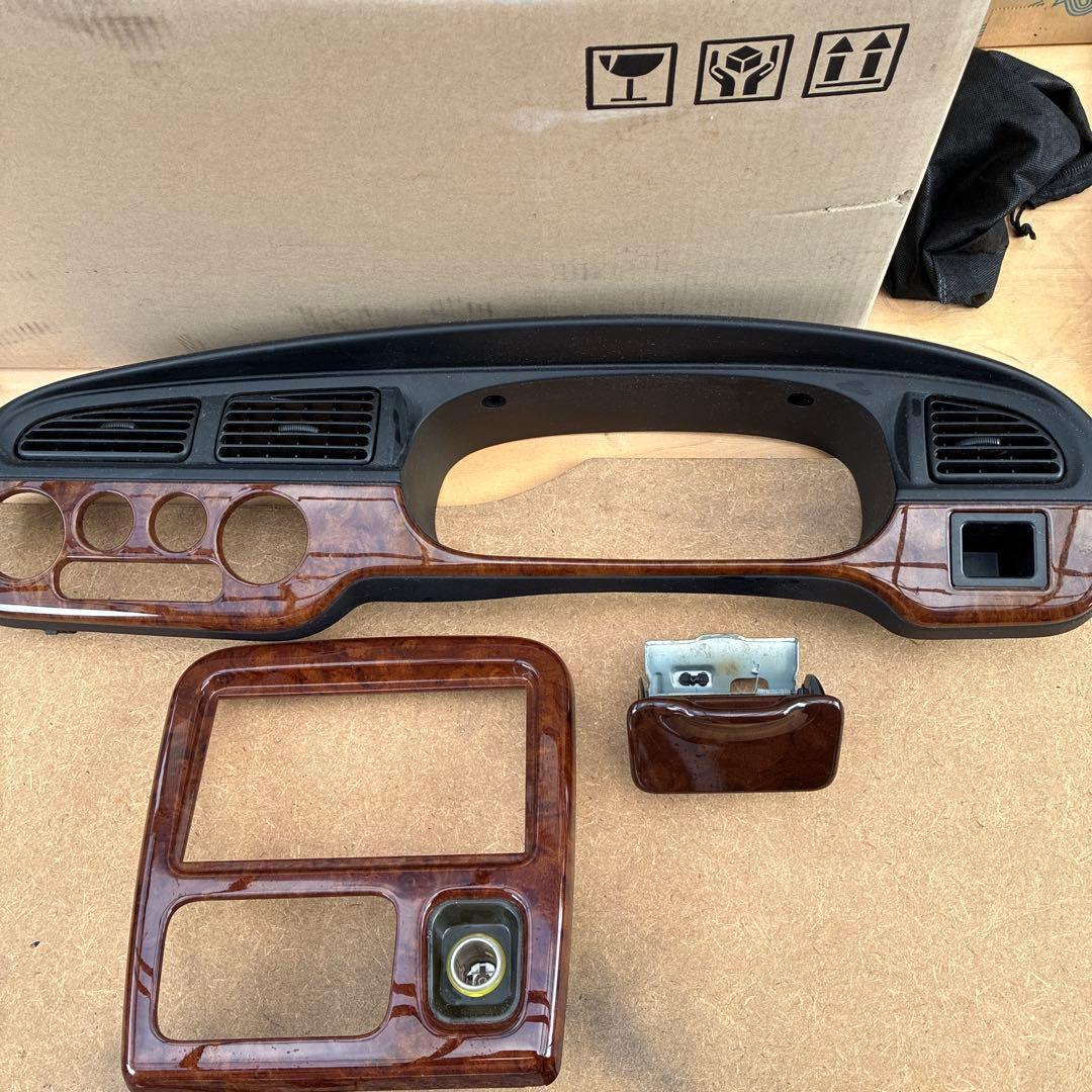 ダイハツミラジーノ L700S メーターパネル 木目調　3点セット