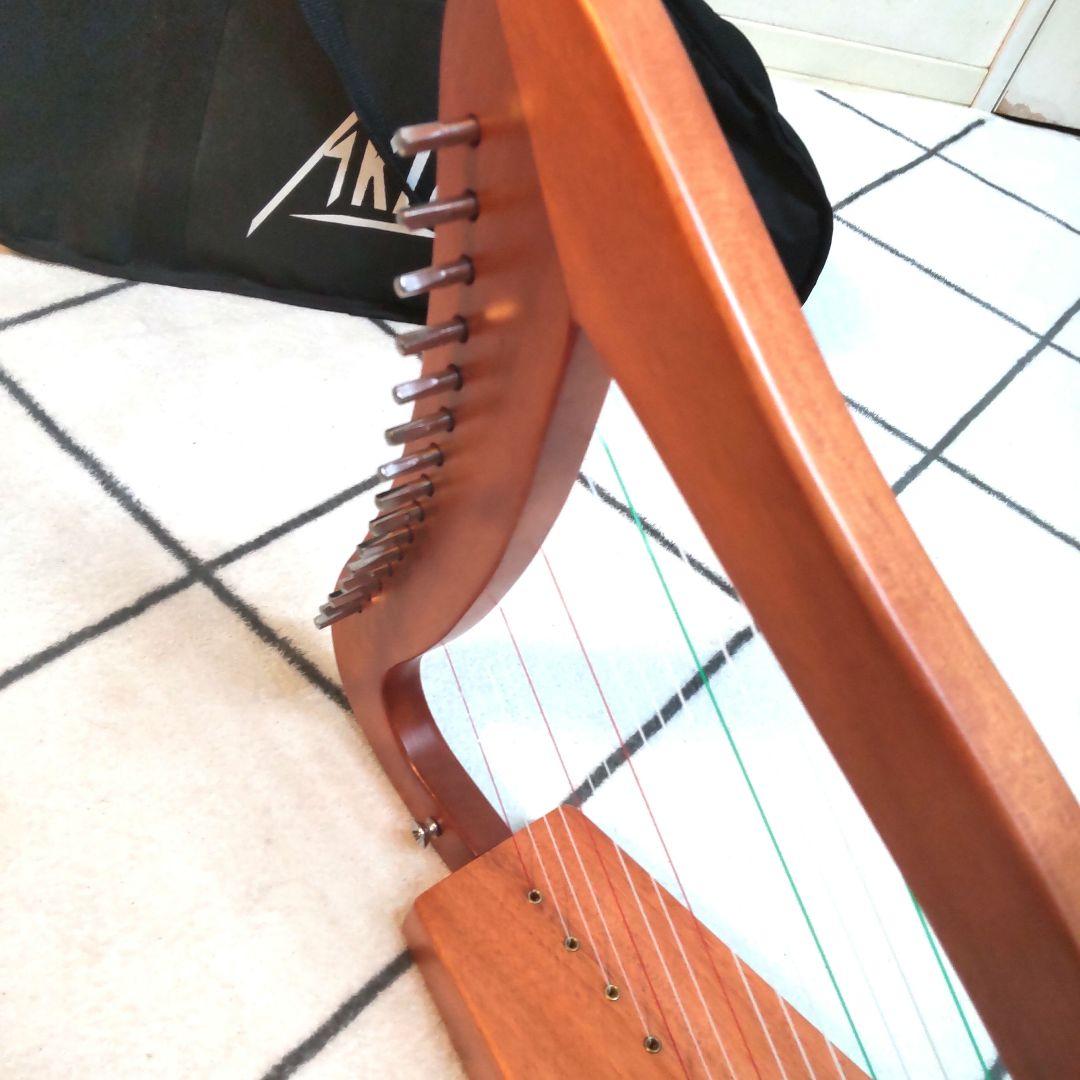 [未使用品]アイリッシュハープ　AKLOT 15弦ハープ