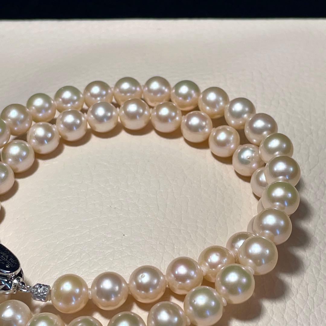オールクッション✨️ あこや真珠 パール ネックレス 約8.0~8.5mm 本真珠