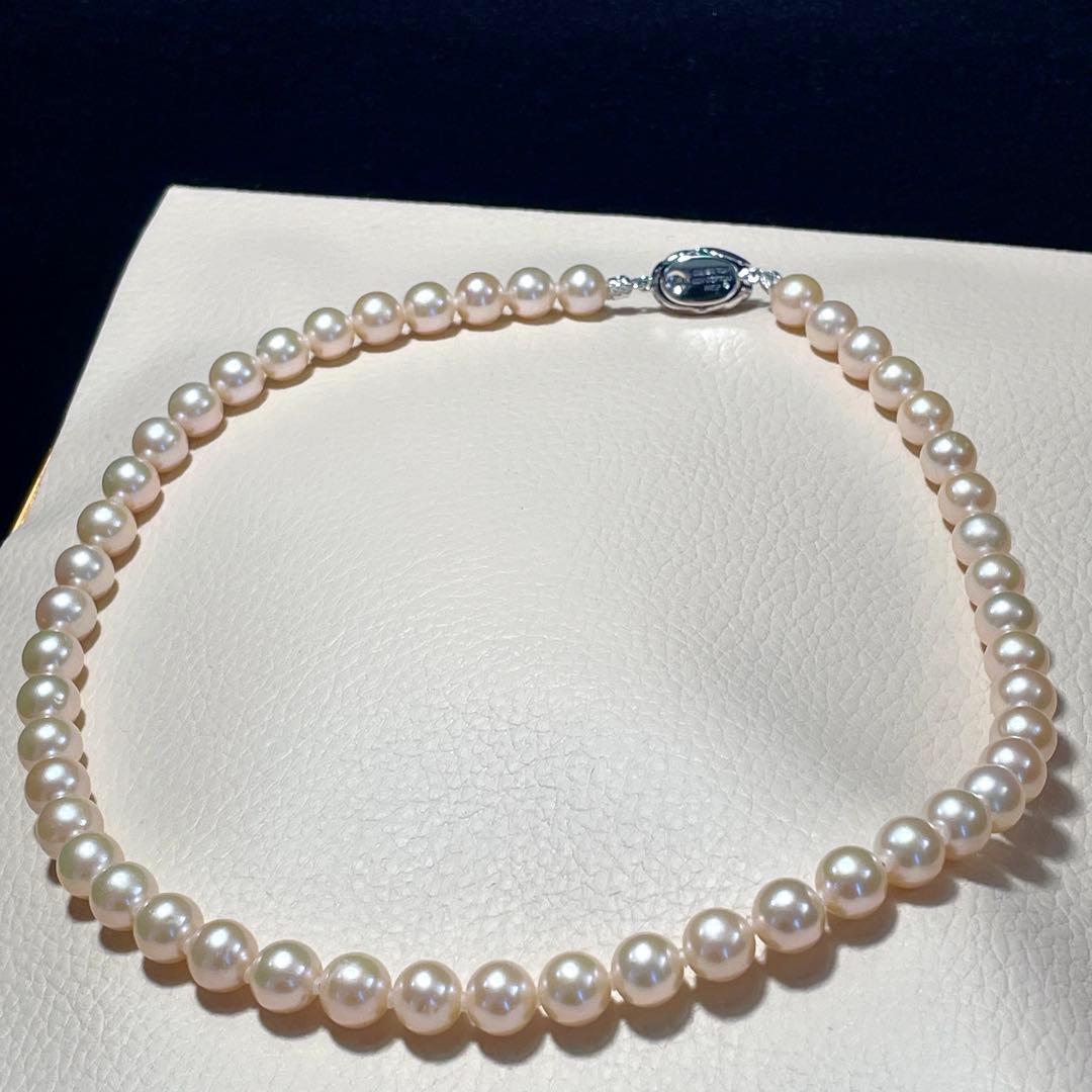 オールクッション✨️ あこや真珠 パール ネックレス 約8.0~8.5mm 本真珠