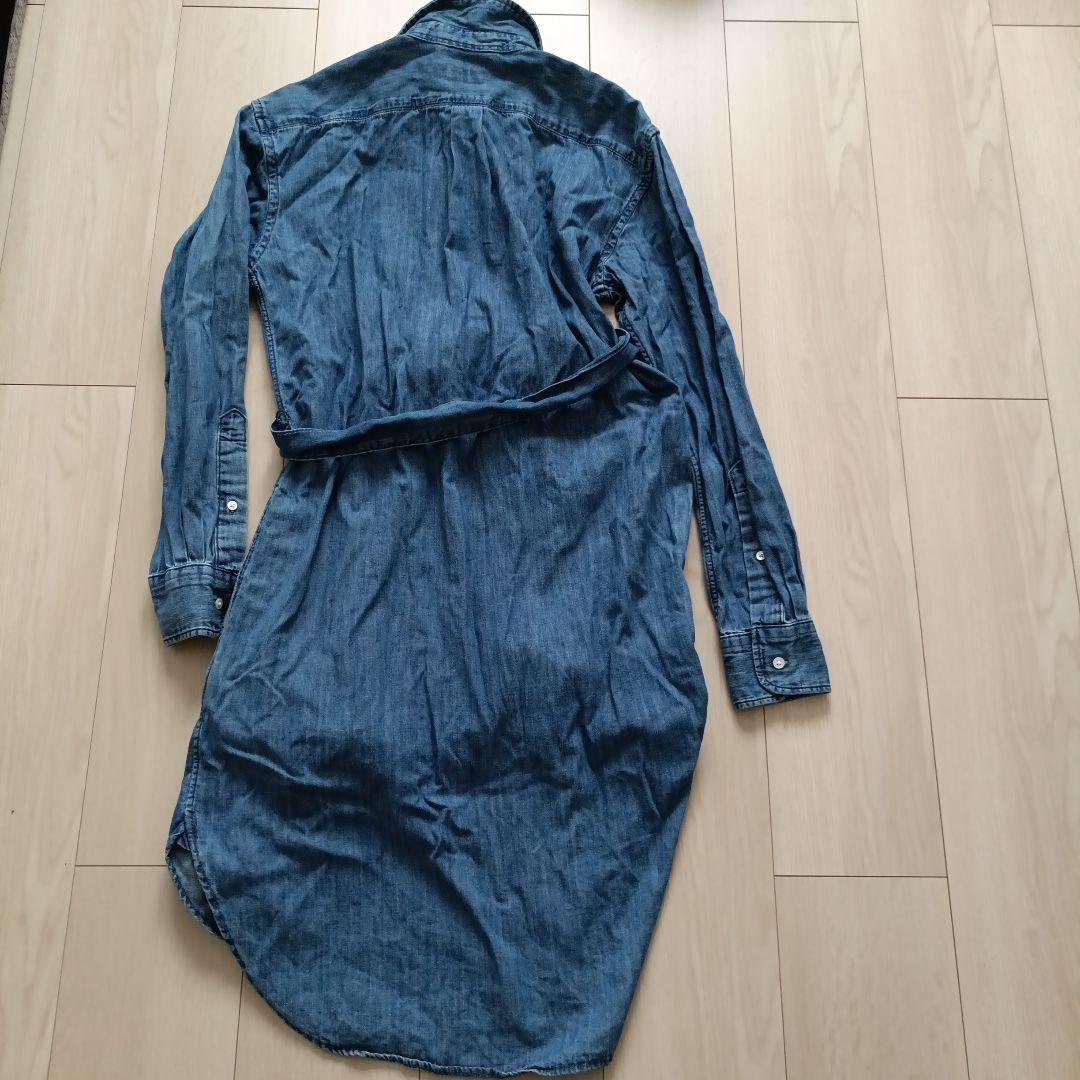 ラルフローレンデニムシャツワンピースロング長袖RALPH LAUREN
