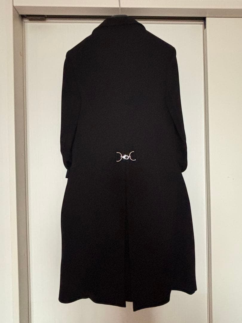 【新品未使用】MOSCHINO JEANSブラック ロングコート