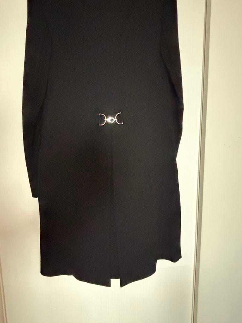 【新品未使用】MOSCHINO JEANSブラック ロングコート