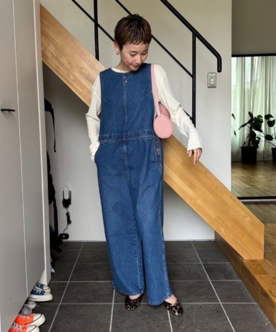 PUAL CE CIN @kokiminitaコーンデニム アメスリサロペット