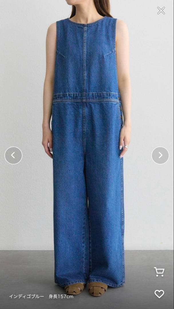 PUAL CE CIN @kokiminitaコーンデニム アメスリサロペット